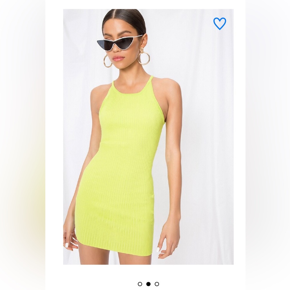Superdown Mini Ribbed dress